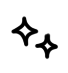 ゆるい手書き絵文字 ど〜ぽ＆記号Ver（個別スタンプ：15）