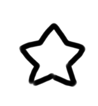ゆるい手書き絵文字 ど〜ぽ＆記号Ver（個別スタンプ：16）