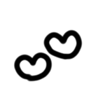 ゆるい手書き絵文字 ど〜ぽ＆記号Ver（個別スタンプ：18）