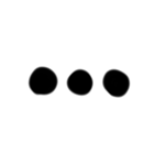 ゆるい手書き絵文字 ど〜ぽ＆記号Ver（個別スタンプ：21）