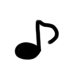 ゆるい手書き絵文字 ど〜ぽ＆記号Ver（個別スタンプ：22）