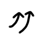 ゆるい手書き絵文字 ど〜ぽ＆記号Ver（個別スタンプ：23）