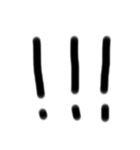 ゆるい手書き絵文字 ど〜ぽ＆記号Ver（個別スタンプ：30）