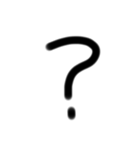 ゆるい手書き絵文字 ど〜ぽ＆記号Ver（個別スタンプ：31）