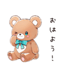 やさしいくまの旅物語（個別スタンプ：3）