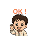 赤ちゃんスタンプ(生後3ヶ月頃)（個別スタンプ：1）