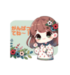 キュンシリーズ可愛い女の子（個別スタンプ：5）