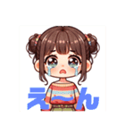 キュンシリーズ可愛い女の子（個別スタンプ：7）