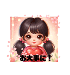キュンシリーズ可愛い女の子（個別スタンプ：13）
