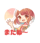 キュンシリーズ可愛い女の子（個別スタンプ：16）