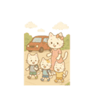 いろんな猫ちゃんの日常 挨拶からお誘い（個別スタンプ：16）
