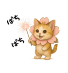 桜にゃん❸ふわ夏…（個別スタンプ：3）