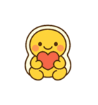愛がとまらないぷるりとのっけ♥（個別スタンプ：15）