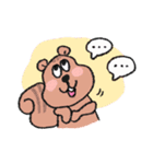 動物さんのゆるスタンプ（2）韓国語ver（個別スタンプ：32）