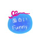 日本語英語メッセージ（個別スタンプ：27）
