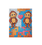 monkeyパズル（個別スタンプ：4）