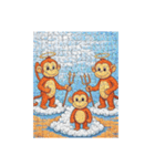 monkeyパズル（個別スタンプ：8）