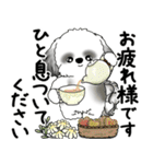 B＆Wシーズー犬 2025 「丁寧語・気遣い」（個別スタンプ：28）