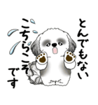 B＆Wシーズー犬 2025 「丁寧語・気遣い」（個別スタンプ：31）