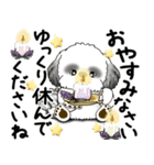 B＆Wシーズー犬 2025 「丁寧語・気遣い」（個別スタンプ：40）