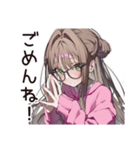 多忙女子のバタバタ返信★（個別スタンプ：8）