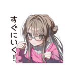 多忙女子のバタバタ返信★（個別スタンプ：22）