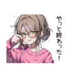 多忙女子のバタバタ返信★（個別スタンプ：24）