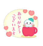 毎年使える♥年末年始＆お正月3/雪だるま（個別スタンプ：13）