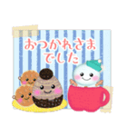 毎年使える♥年末年始＆お正月3/雪だるま（個別スタンプ：17）