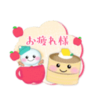 毎年使える♥年末年始＆お正月3/雪だるま（個別スタンプ：18）
