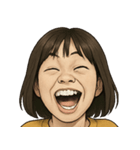表情100連発！変顔まつり（個別スタンプ：6）