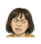 表情100連発！変顔まつり（個別スタンプ：7）