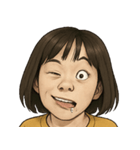 表情100連発！変顔まつり（個別スタンプ：11）