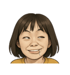 表情100連発！変顔まつり（個別スタンプ：15）