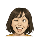 表情100連発！変顔まつり（個別スタンプ：24）