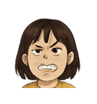 表情100連発！変顔まつり（個別スタンプ：31）
