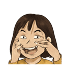 表情100連発！変顔まつり（個別スタンプ：37）