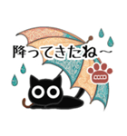 ▲カスタム版！モノクロ猫◎大人の挨拶2（個別スタンプ：30）