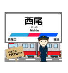 西尾線in名古屋の毎日使う電車（個別スタンプ：11）