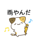 毎日五月病なねこたち 梅雨スタンプ（個別スタンプ：35）