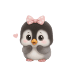 ピンクボウリトルペンギン （NT）（個別スタンプ：2）