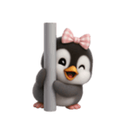 ピンクボウリトルペンギン （NT）（個別スタンプ：10）