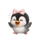 ピンクボウリトルペンギン （NT）（個別スタンプ：11）