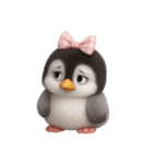 ピンクボウリトルペンギン （NT）（個別スタンプ：25）