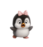 ピンクボウリトルペンギン （NT）（個別スタンプ：27）