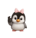 ピンクボウリトルペンギン （NT）（個別スタンプ：29）