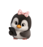 ピンクボウリトルペンギン （NT）（個別スタンプ：32）
