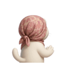 おしゃれな猫のヘッドバンド （NT）（個別スタンプ：5）