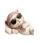 おしゃれな猫のヘッドバンド （NT）（個別スタンプ：31）