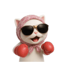 おしゃれな猫のヘッドバンド （NT）（個別スタンプ：39）